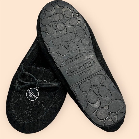 Coach Black Moccasins for Women - Picture 1 of 4